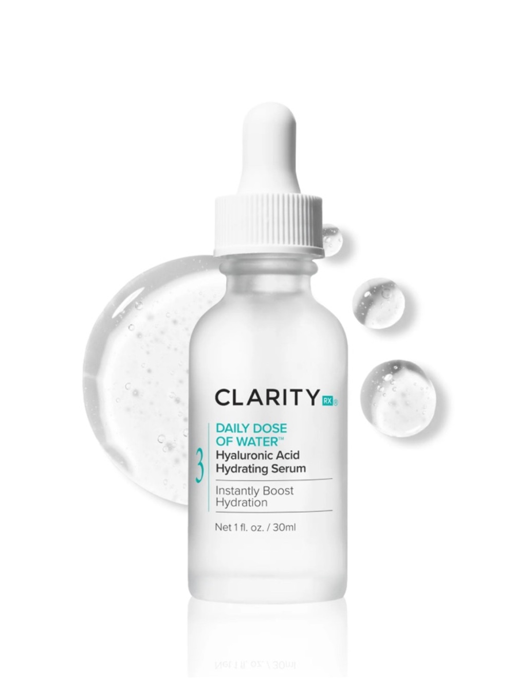 CLARITY Daily Dose of Water Hyaluronic Acid Hydrating Serum, NWT Sealed